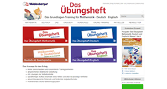 Desktop Screenshot of das-uebungsheft.de